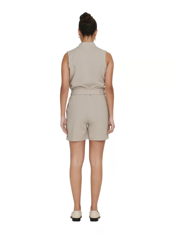 JDY short playsuit, beige