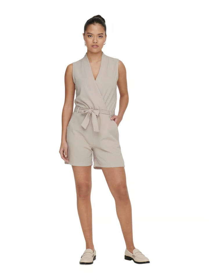 JDY short playsuit, beige