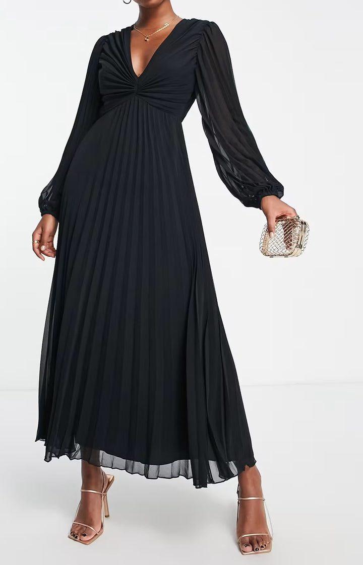 ASOS hosszú ruha, fekete