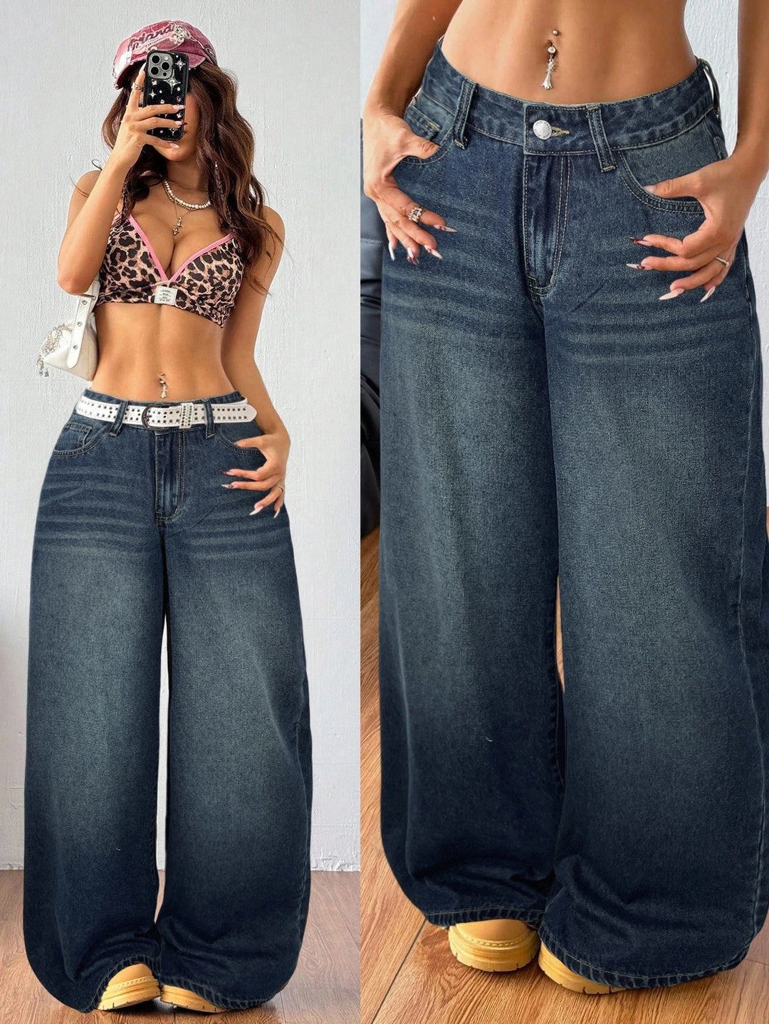 Jeans SHEIN, albastru