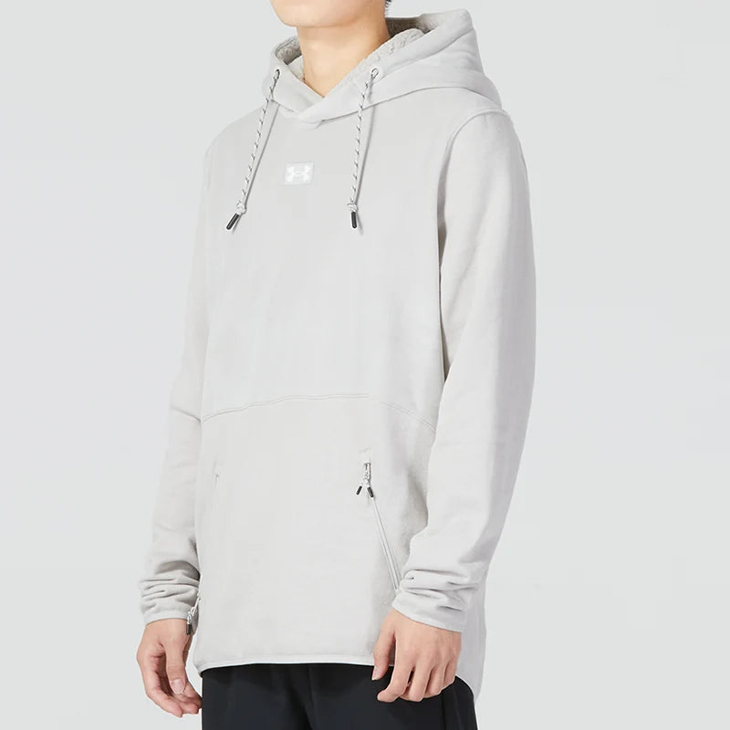 Kapucnis pulóver UNDER ARMOUR, szürke