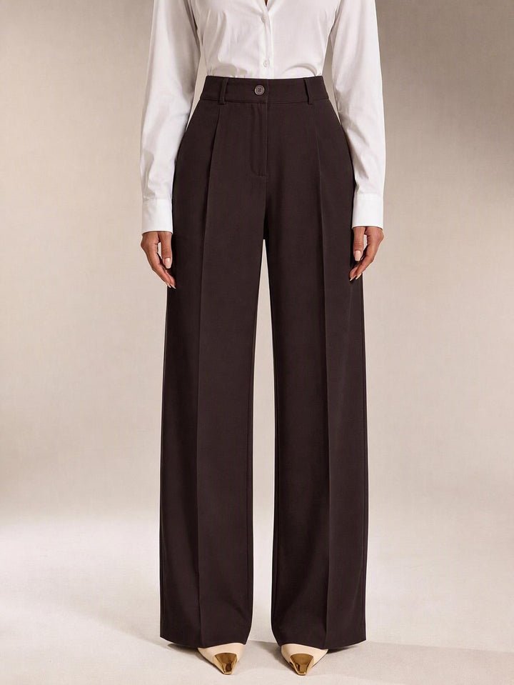 Pantalon SHEIN, maro