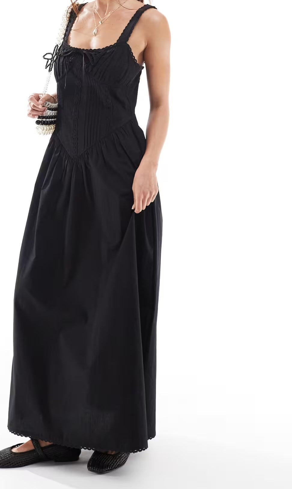 Rochie maxi ASOS, negru
