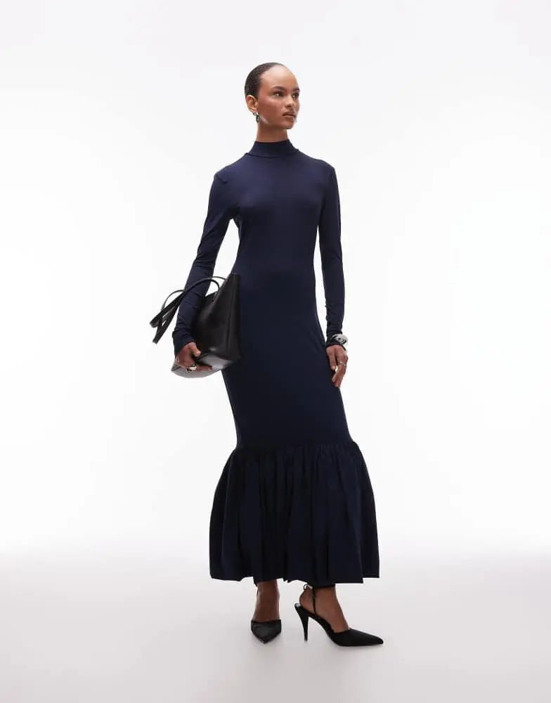 Rochie maxi ASOS, albastru