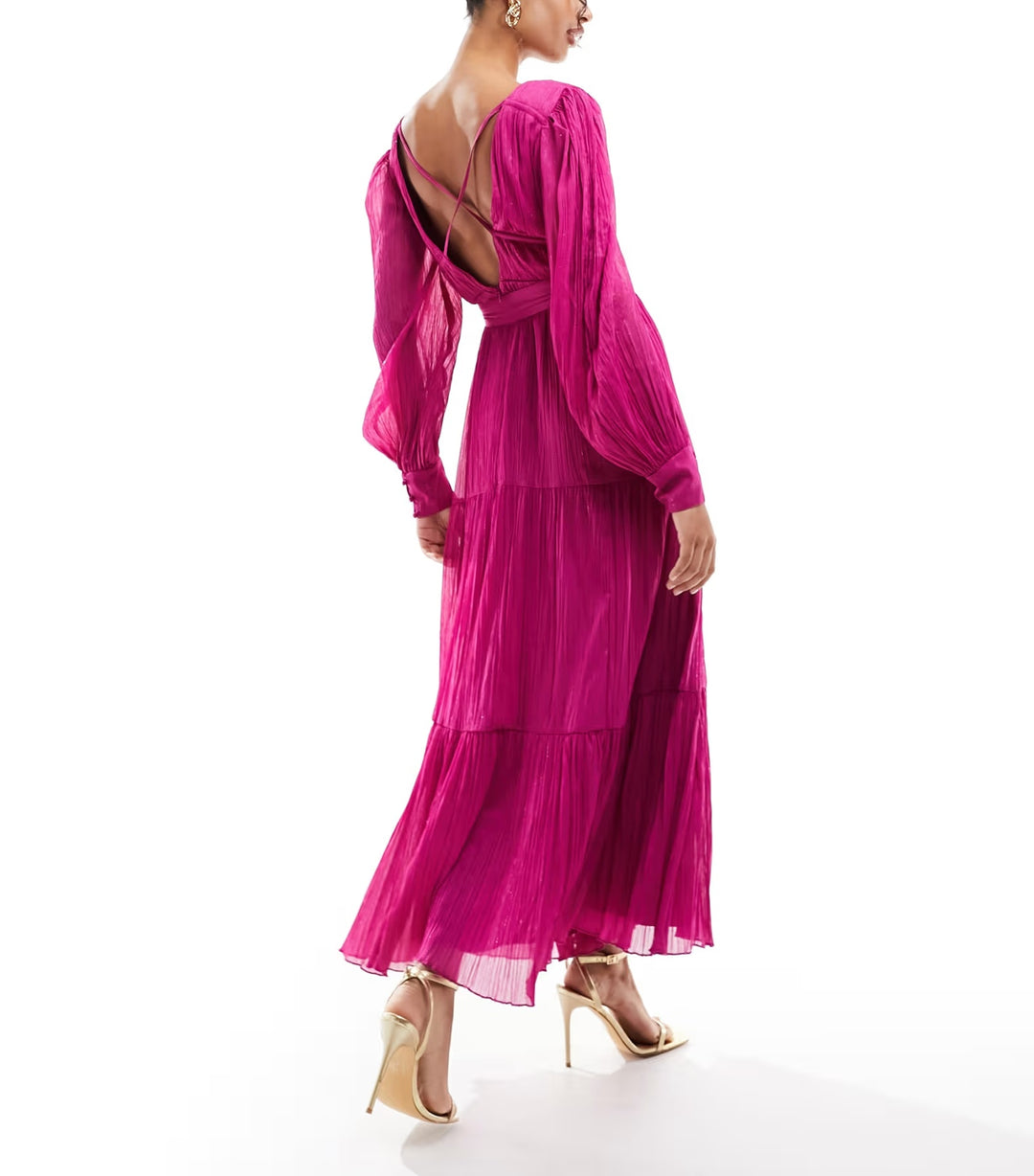 Rochie maxi ASOS, mov