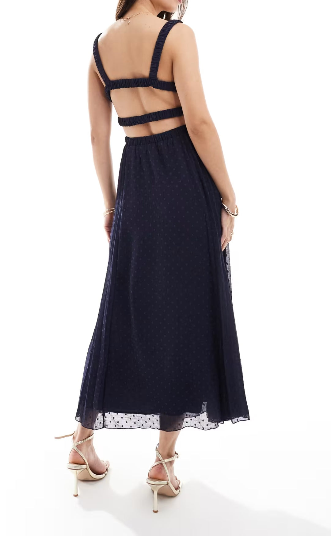 Rochie midi ASOS, albastru