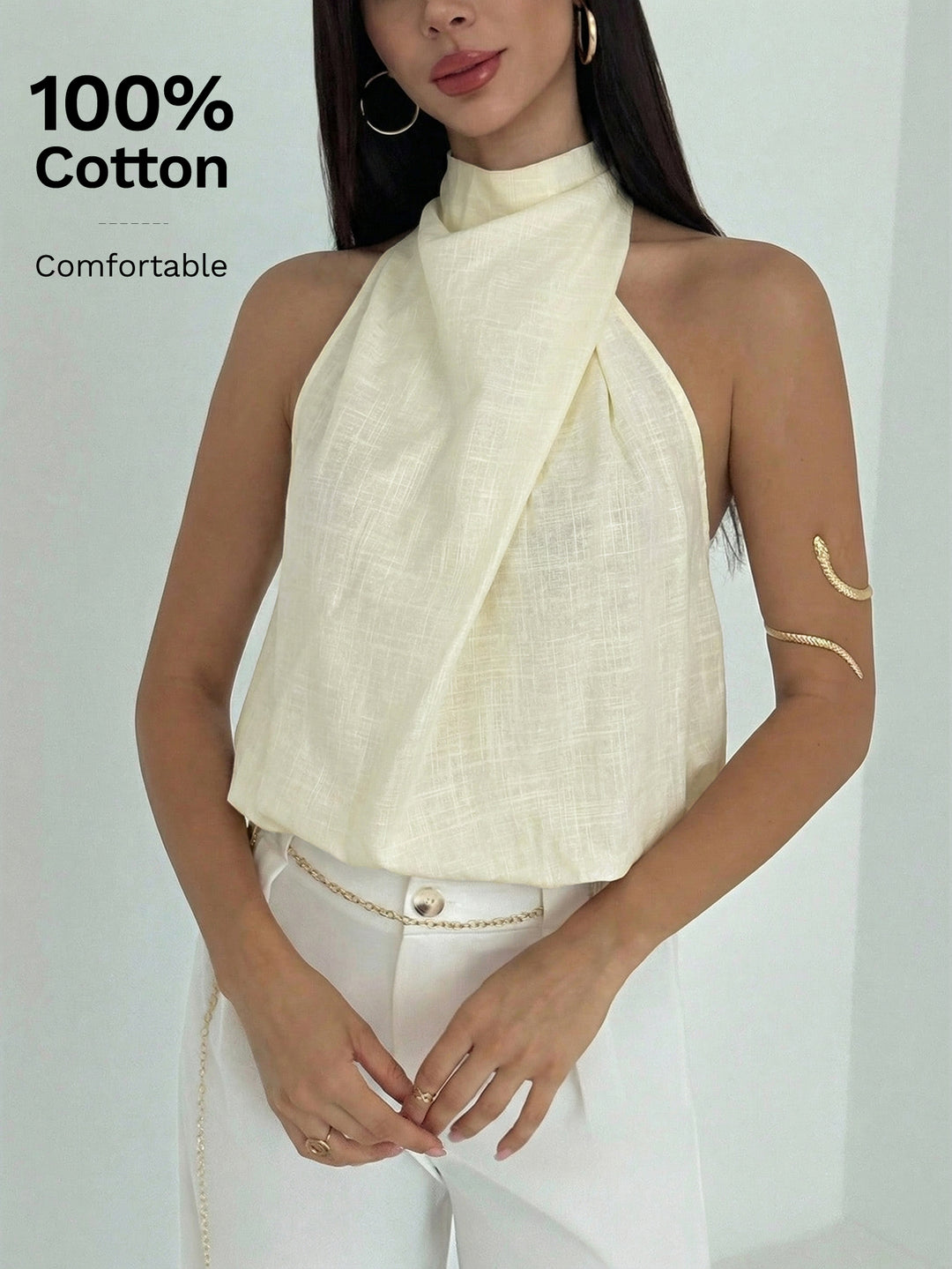 Top SHEIN, portocaliu