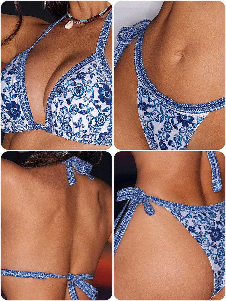 Set bikini SHEIN, alb