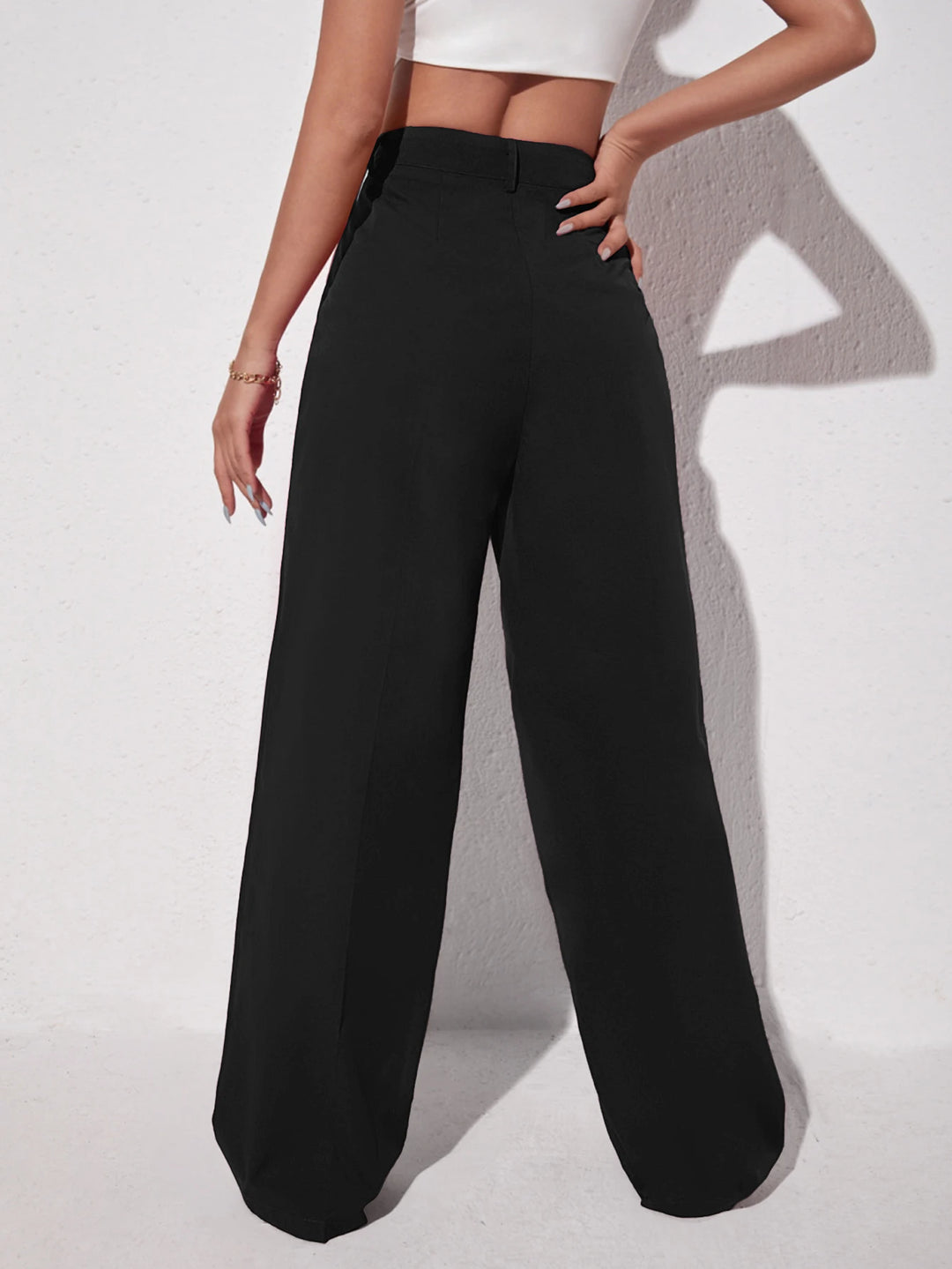 Pantaloni SHEIN, negru