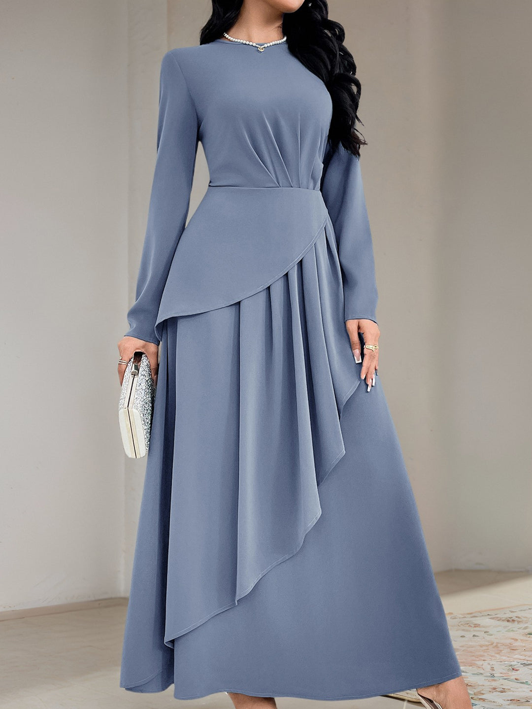 Rochie maxi SHEIN, albastru