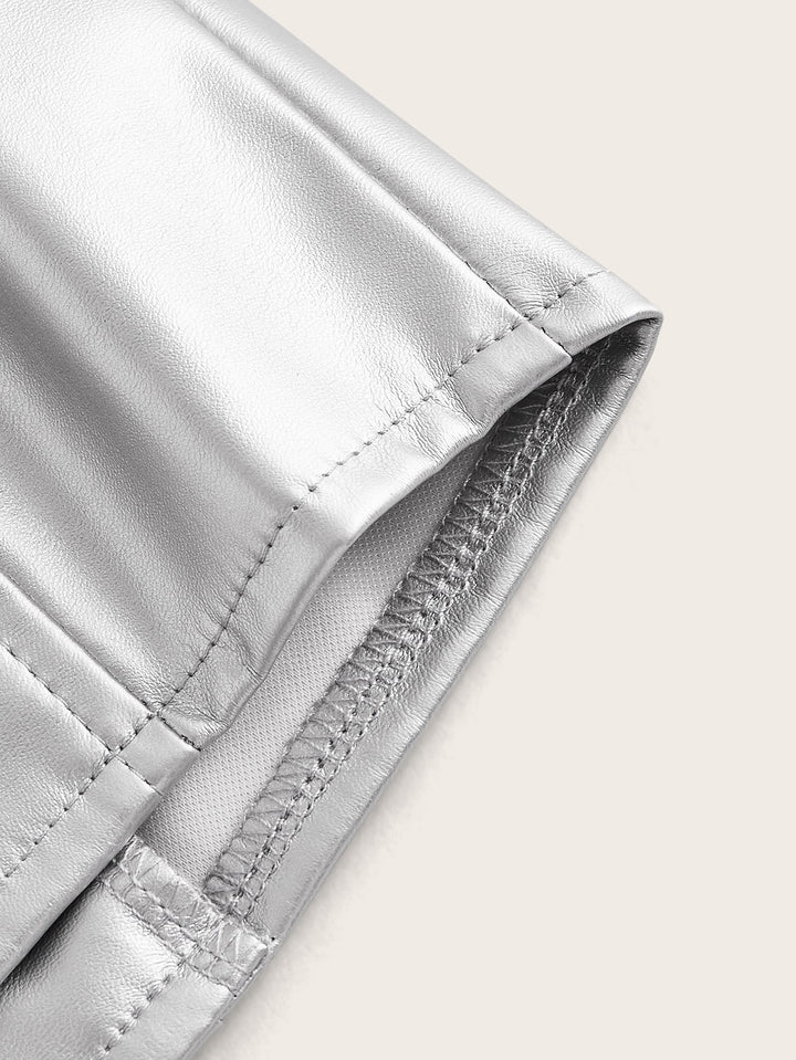 Top SHEIN, argintiu