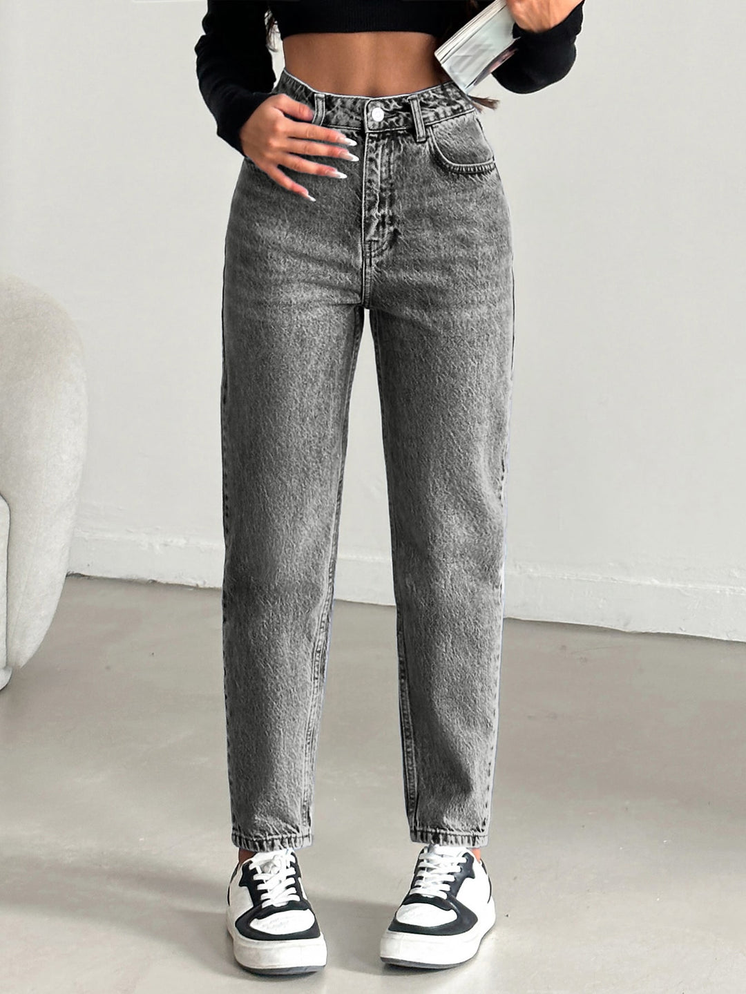 Jeans SHEIN, gri