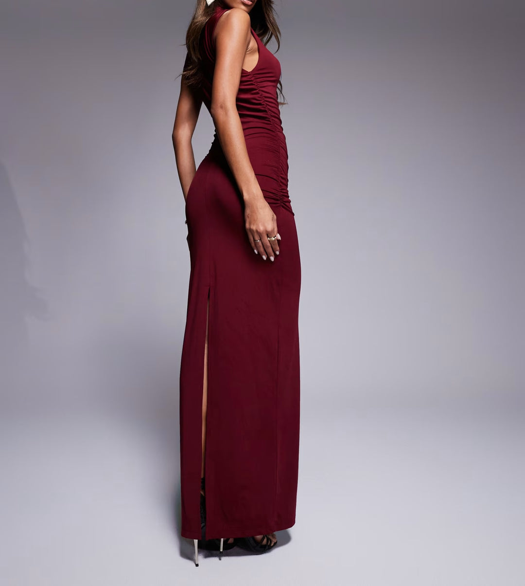 Rochie maxi ASOS, vișiniu