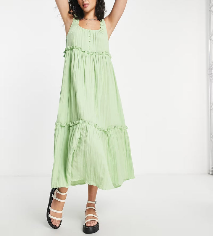 ASOS maxi ruha, zöld