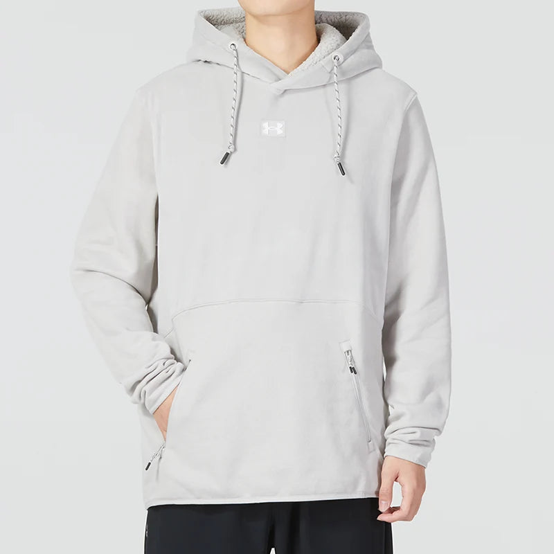 Kapucnis pulóver UNDER ARMOUR, szürke