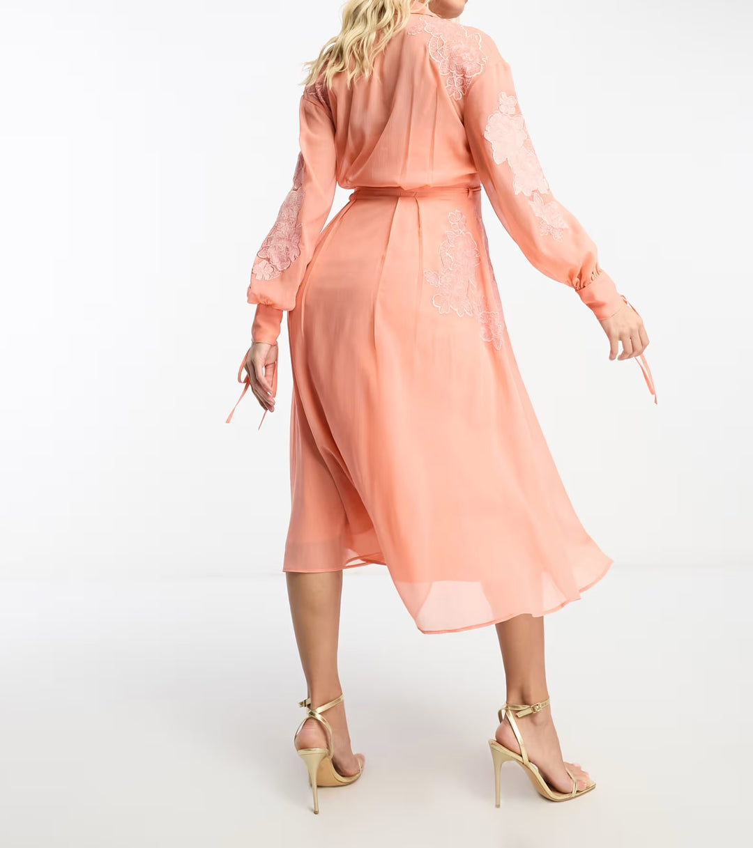 Rochie maxi Asos, portocaliu