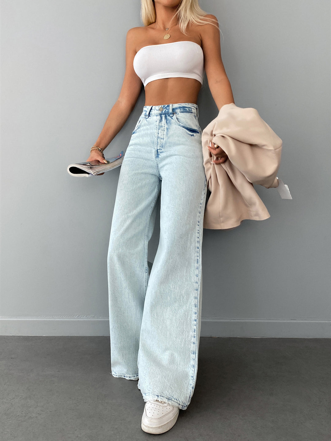 Jeans SHEIN, albastru