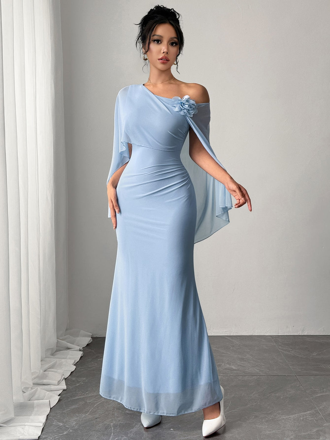 Rochie maxi SHEIN, albastru