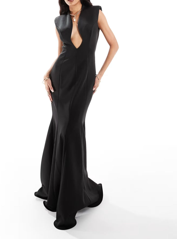 Rochie maxi ASOS, negru