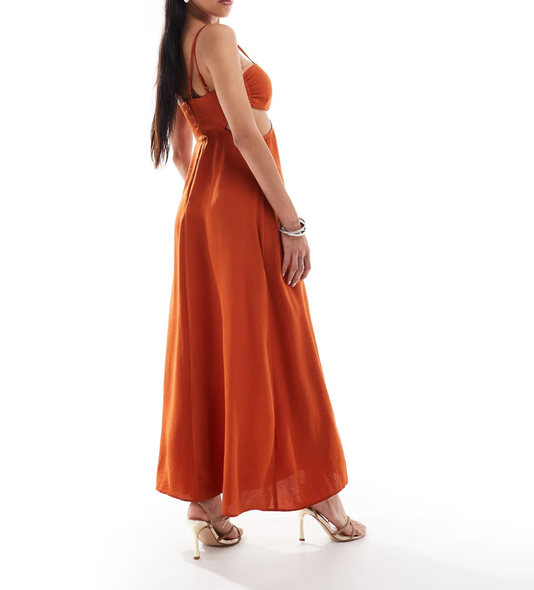 Rochie maxi ASOS, cărămiziu
