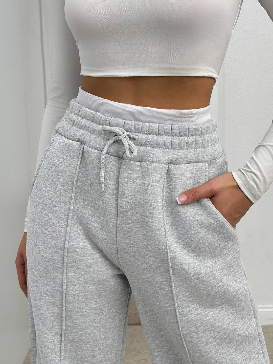 Pantaloni SHEIN, gri