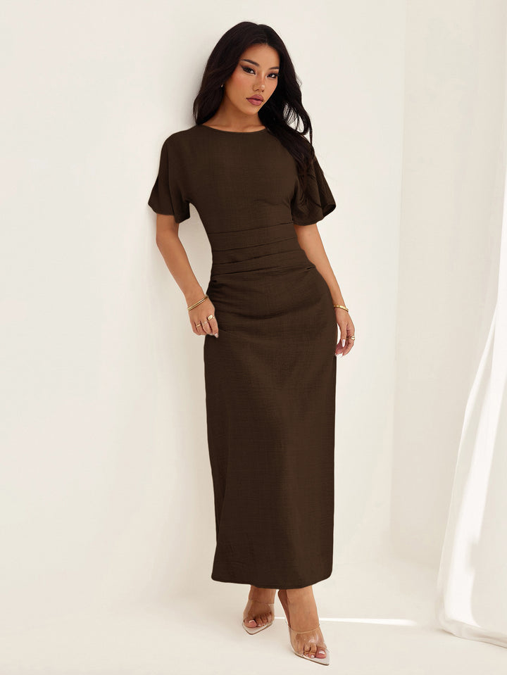 Rochie maxi SHEIN, maro