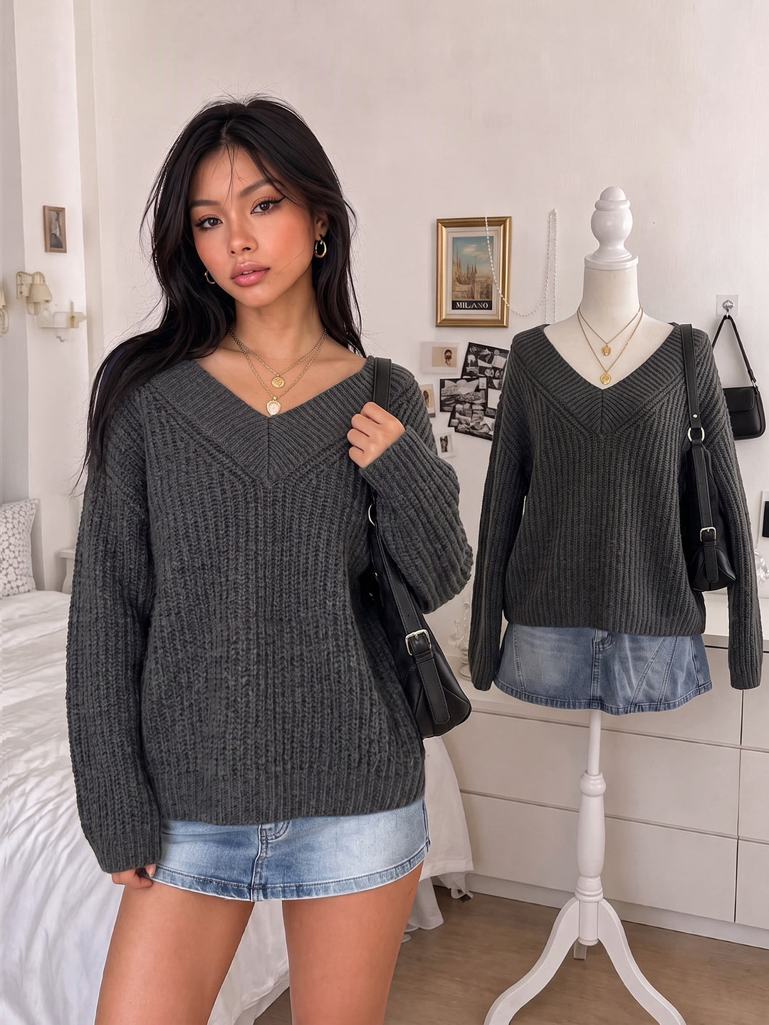 Pulover SHEIN, mix culori