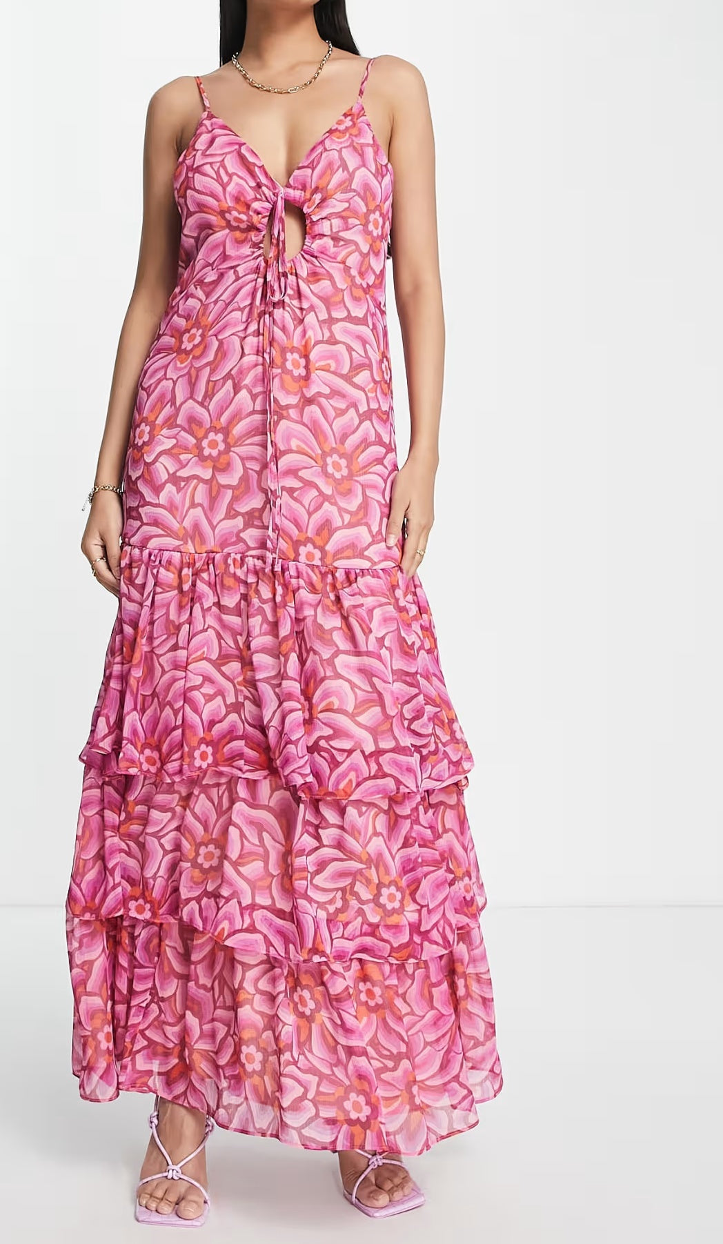 Rochie maxi TOPSHOP, mix culori
