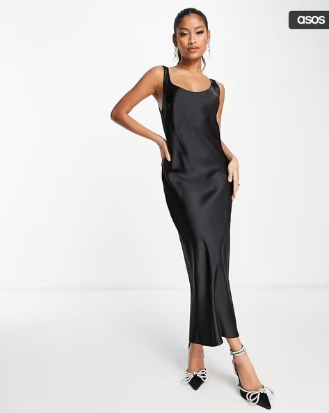 Rochie maxi ASOS, negru