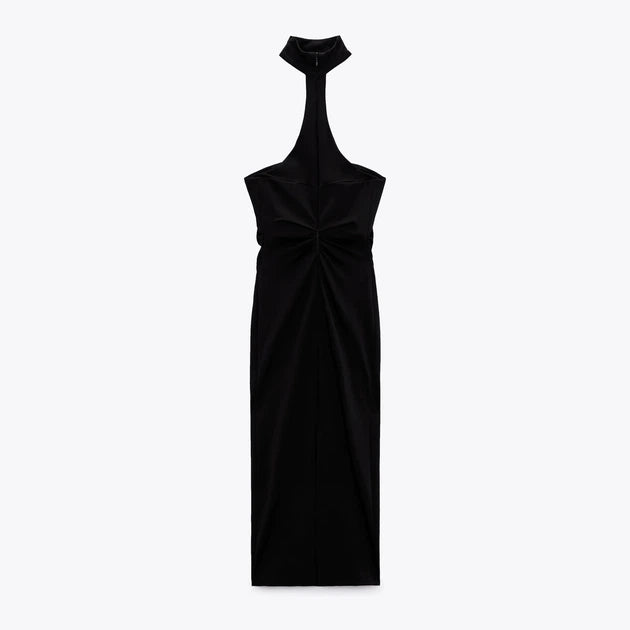 Rochie midi ZARA, negru