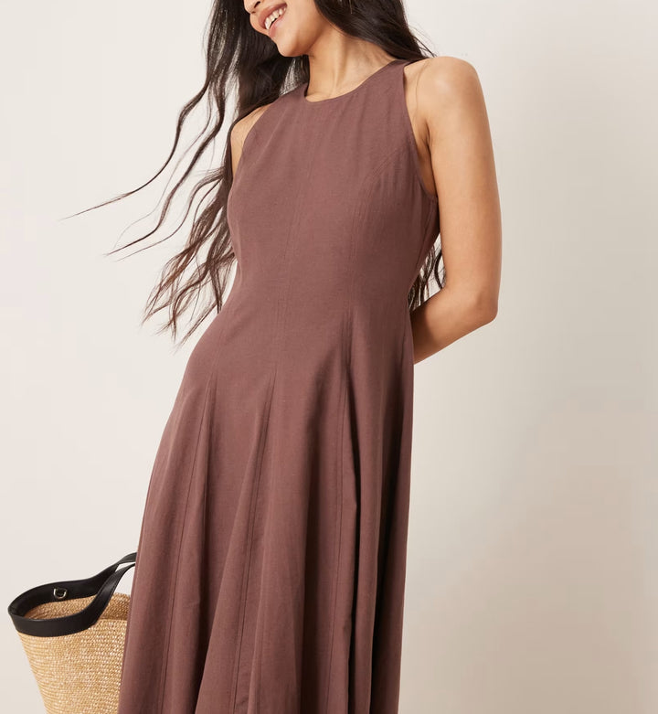 Asos maxi ruha, fekete