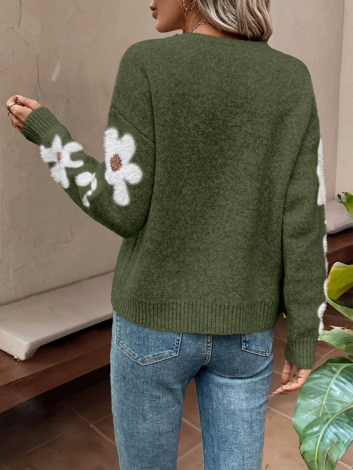 Pulover SHEIN, verde