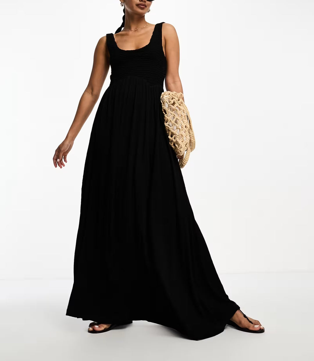 Rochie maxi ASOS, negru