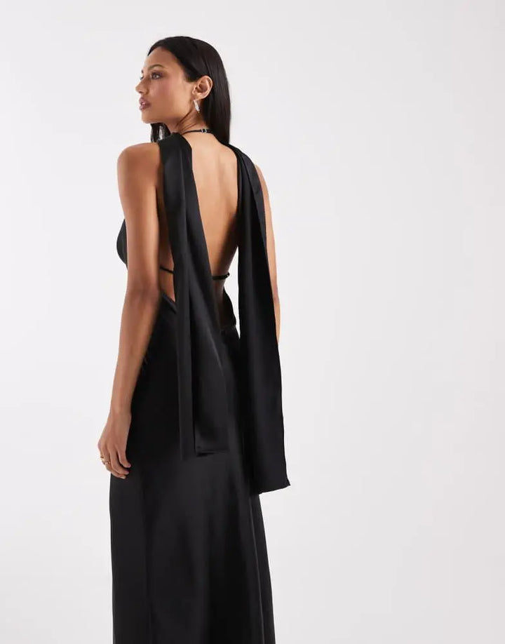 Rochie maxi ASOS, negru