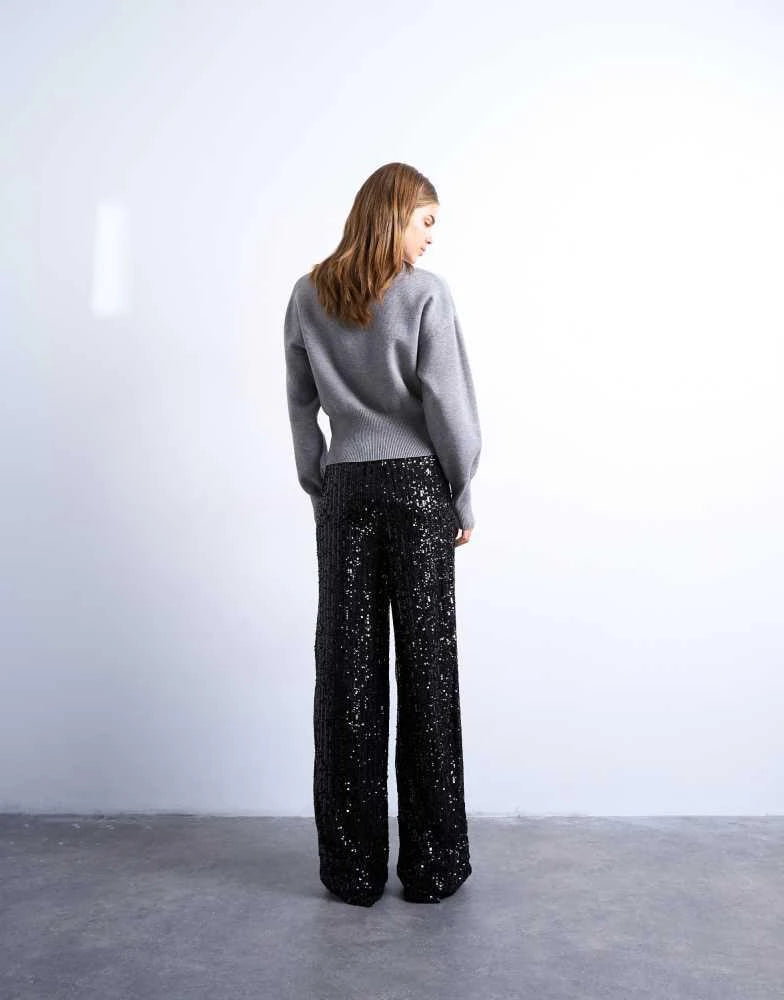 Topshop nadrág, fekete