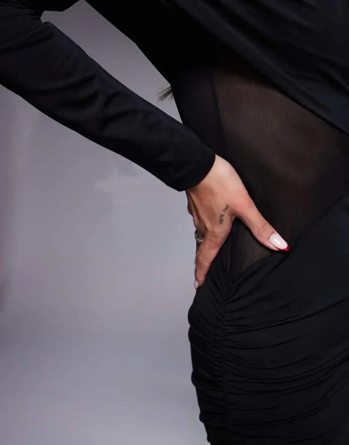Rochie maxi ASOS, negru