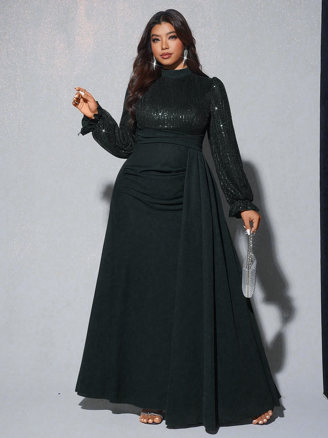 Rochie maxi SHEIN, negru