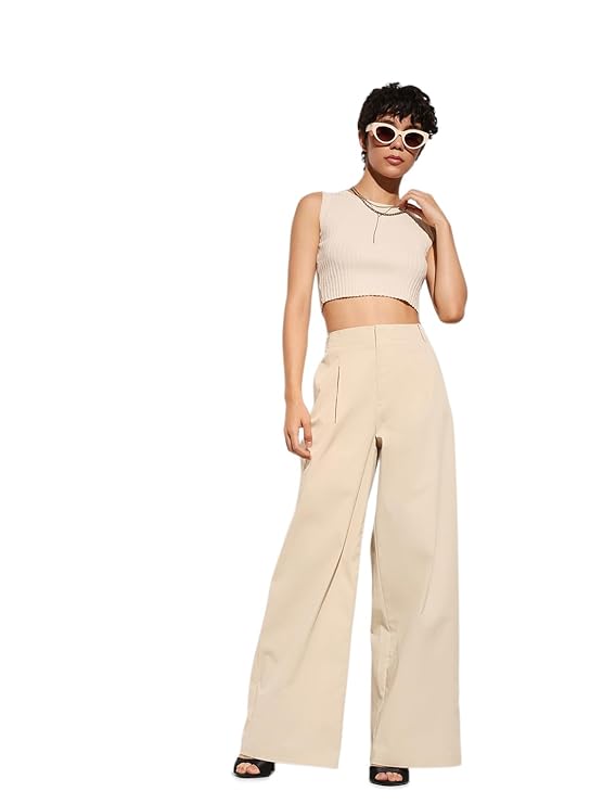 Pantaloni ONLY, bej