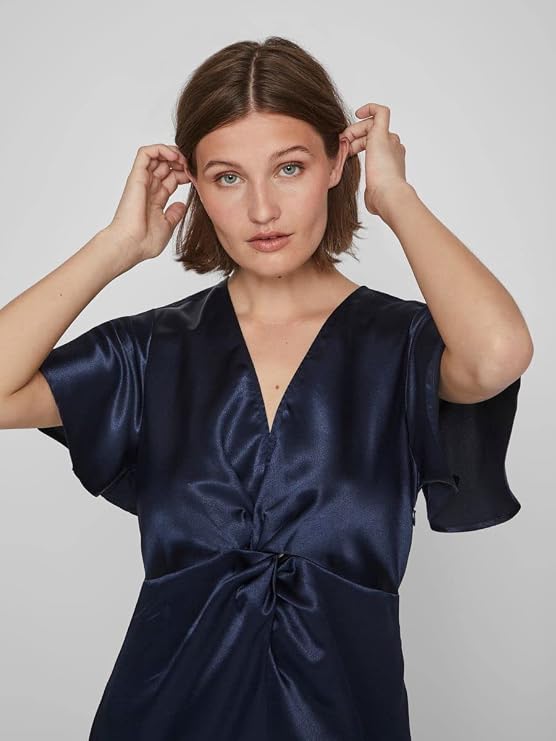 Rochie maxi VILA, albastru