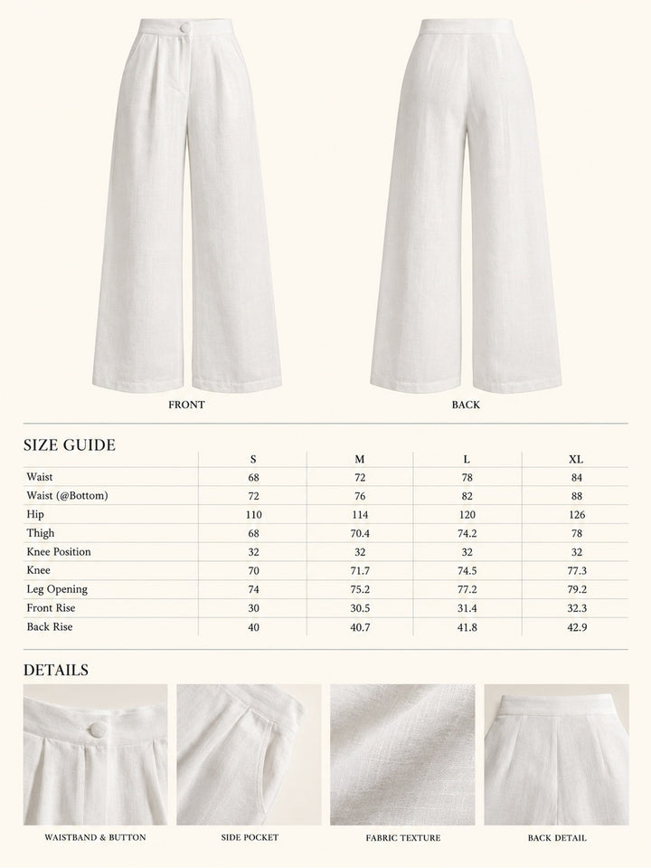 Pantaloni SHEIN, alb