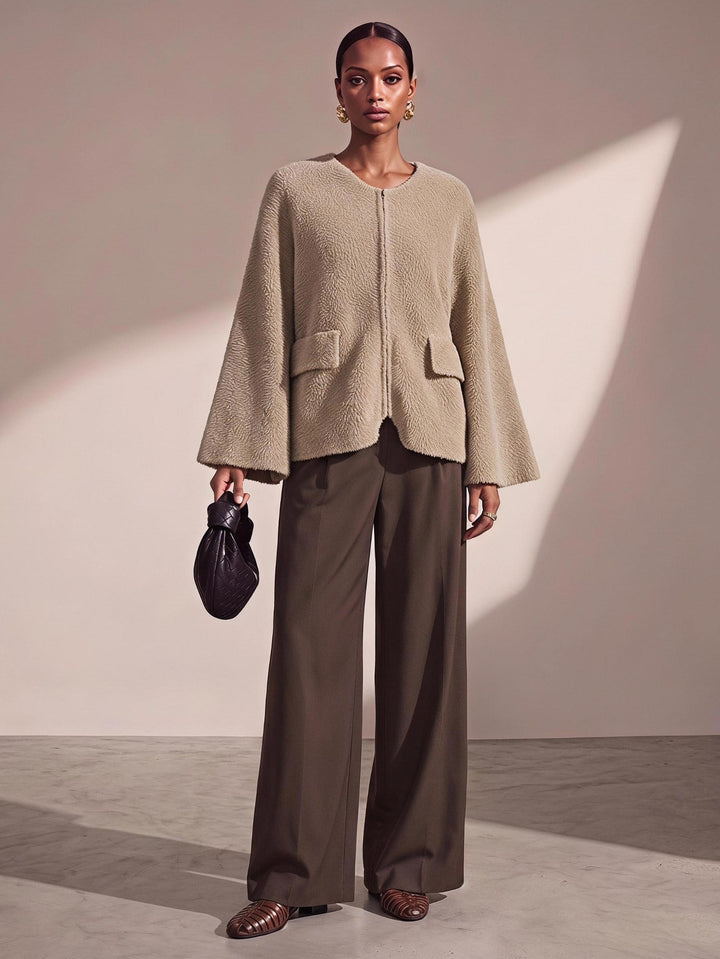 Cardigan SHEIN, kaki