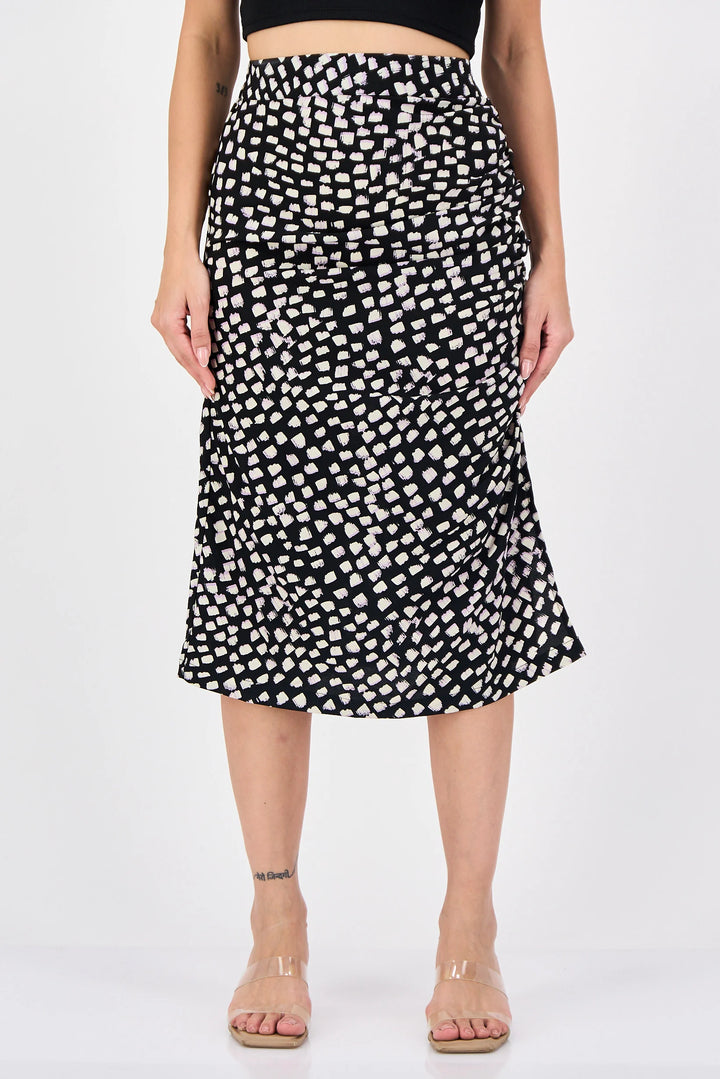 Vero Moda fekete midi szoknya
