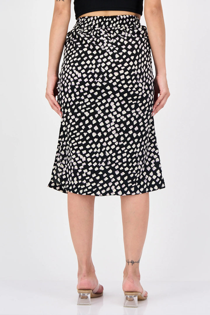 Vero Moda fekete midi szoknya