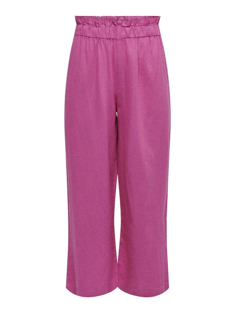 Pantaloni ONLY, roz