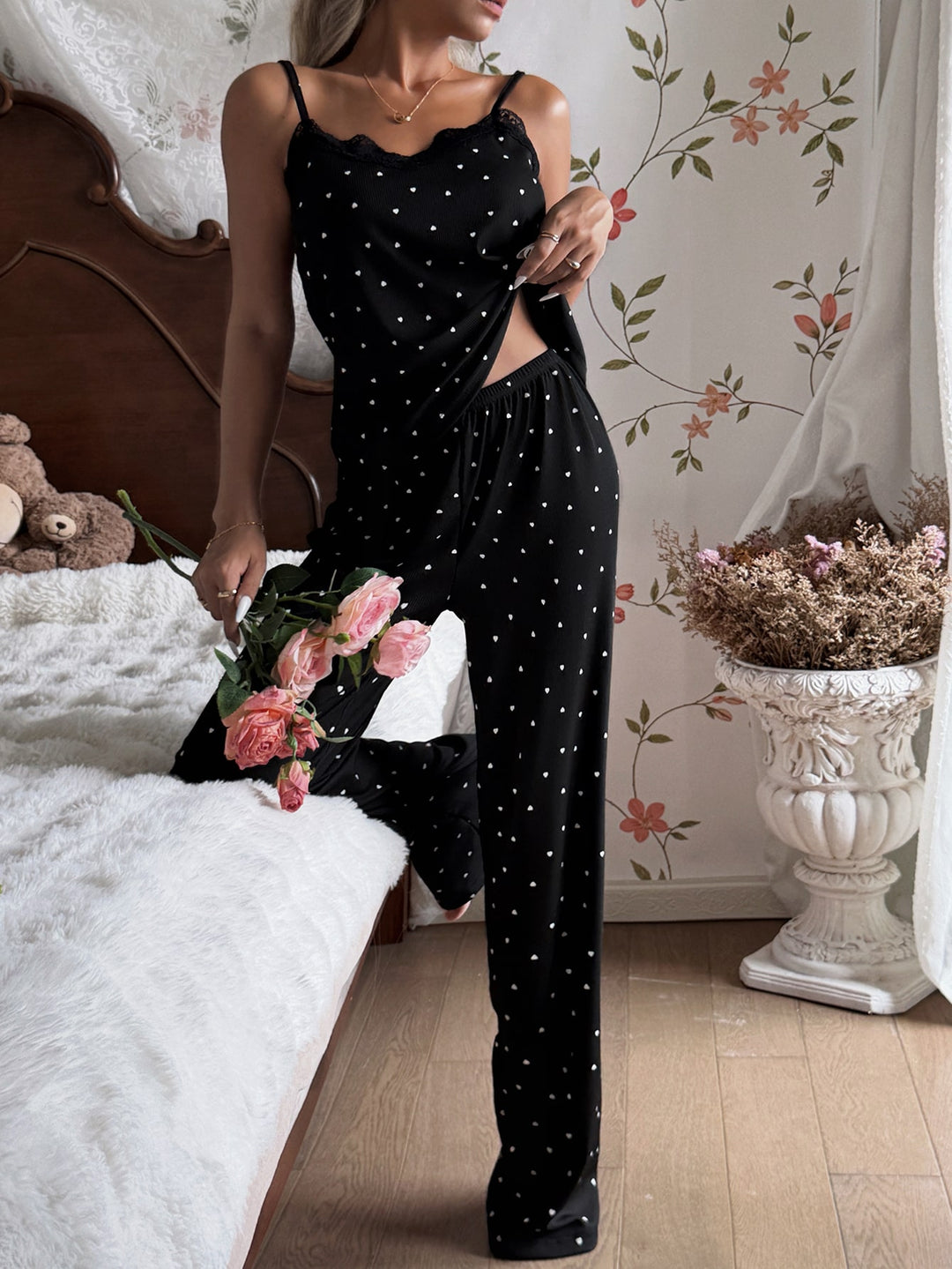Pijama SHEIN, negru