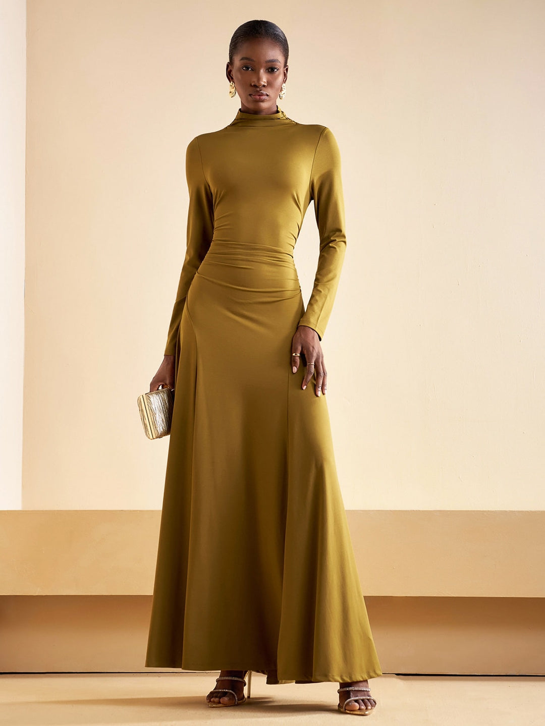 Rochie maxi SHEIN, galben
