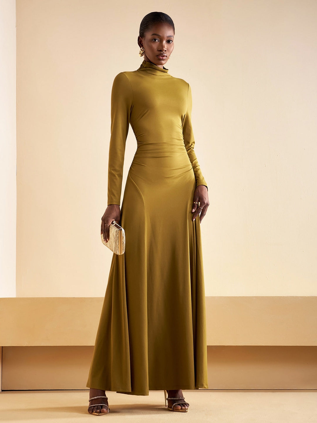 Rochie maxi SHEIN, galben