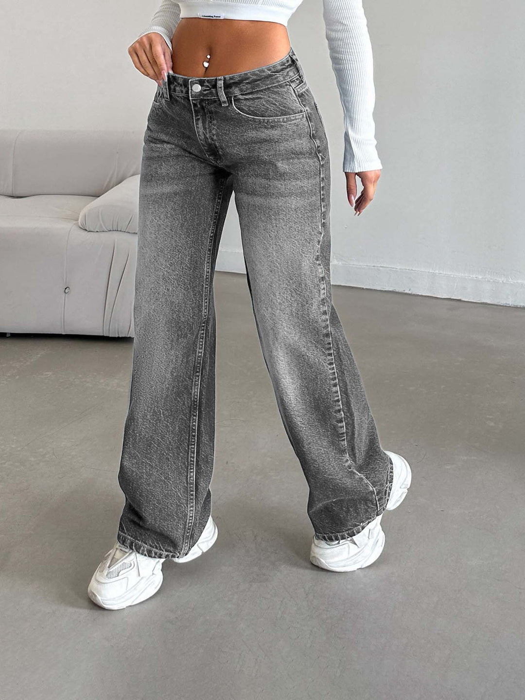 Jeans SHEIN, gri