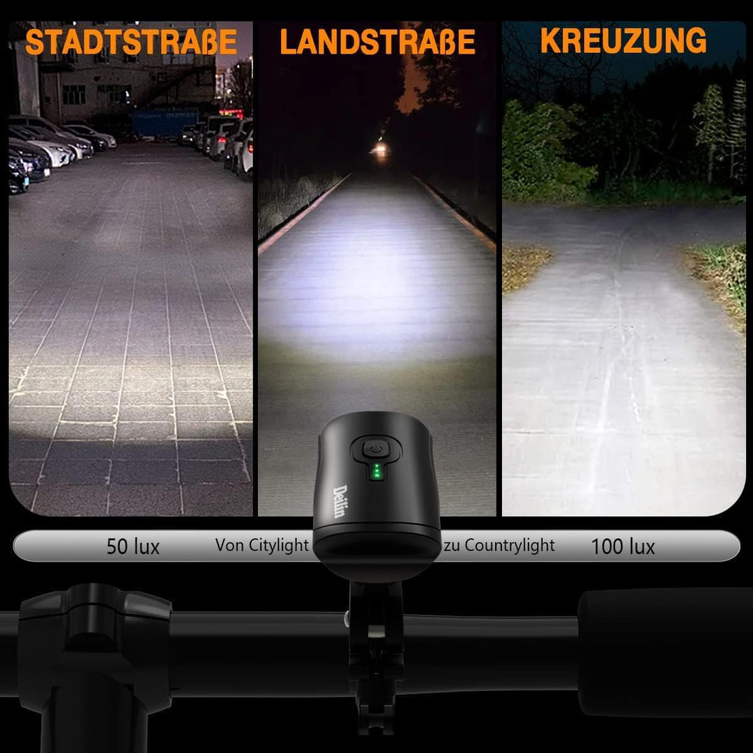 Led pentru bicicletă SHEIN, negru
