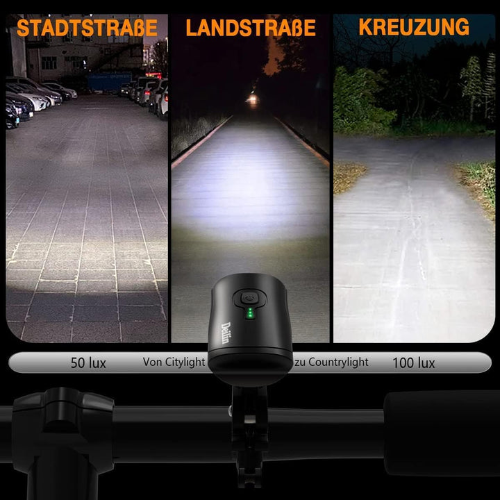 Led pentru bicicletă SHEIN, negru